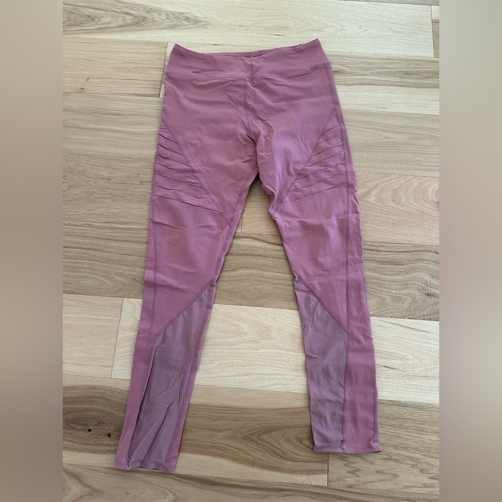 Motion By Coalition Pink Activewear Leggings, Athleisure, Mesh
